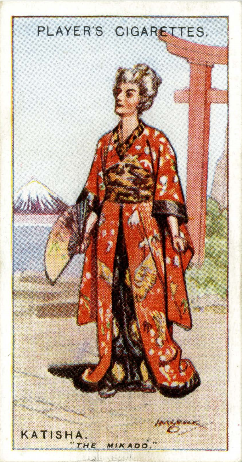 Katisha character from Gilbert and Sullivan opera 'Mikado'