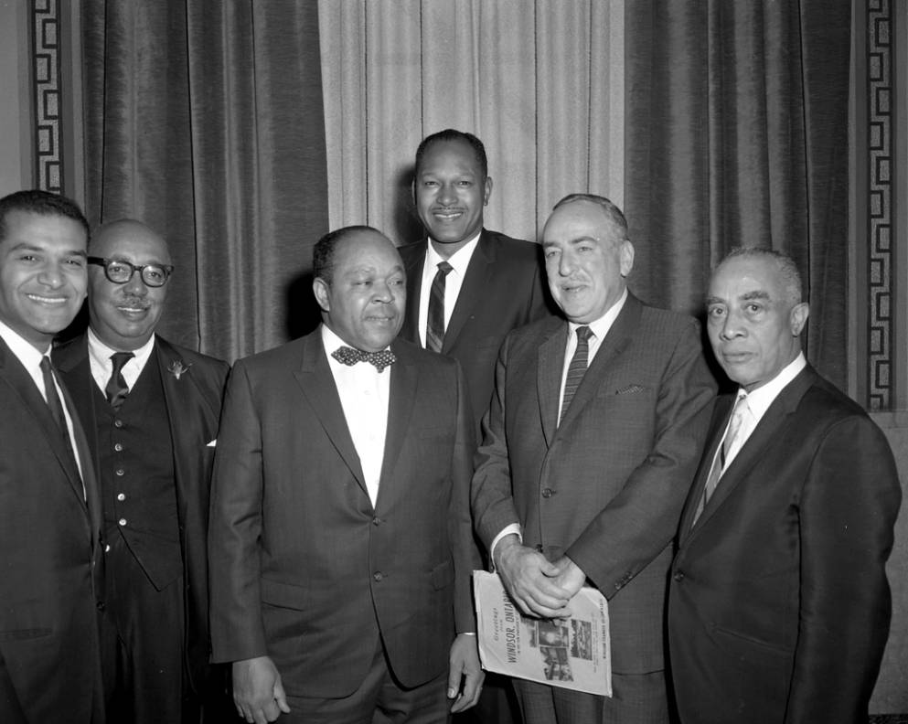 Tom Bradley with City Council member, Los Angeles, 1965