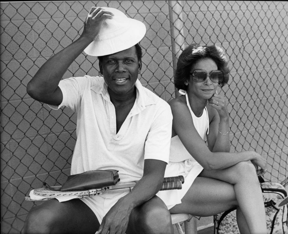 Sydney Poitier and Freda Payne, Los Angeles, ca. 1976