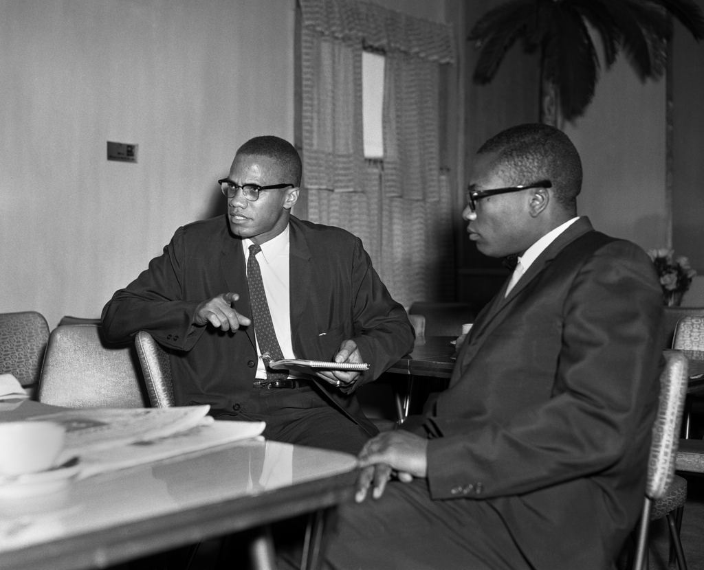 Malcolm X and John Shabazz, Los Angeles, 1963