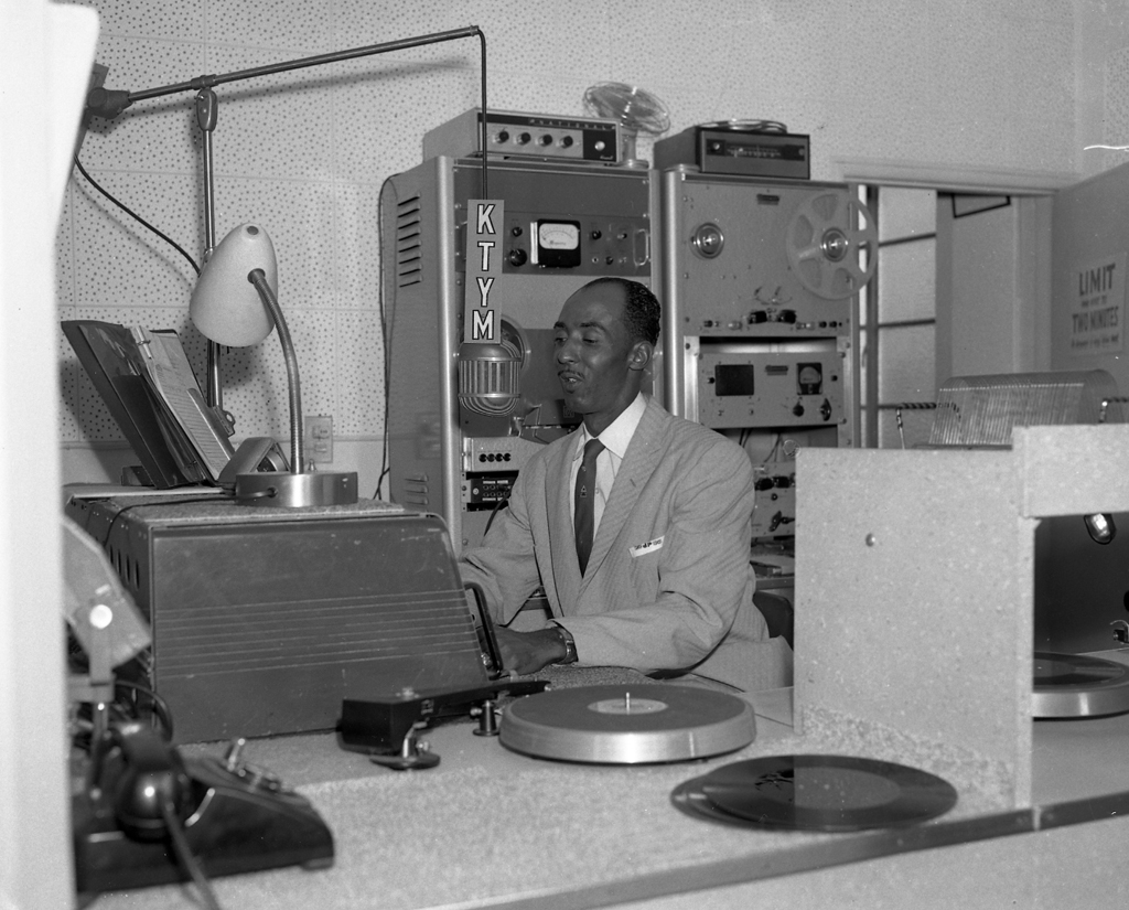 KTYM Gospel Radio Station Disc Jockey, Los Angeles, 1960