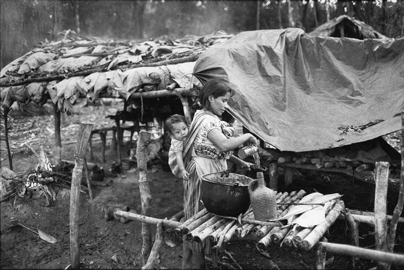 Refugee camp. Chiapas, Mexico, 1982