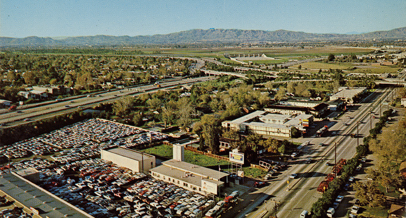 Aerial view of a city