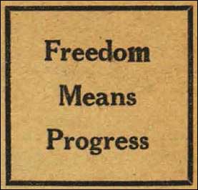 Freedom Means Progress document