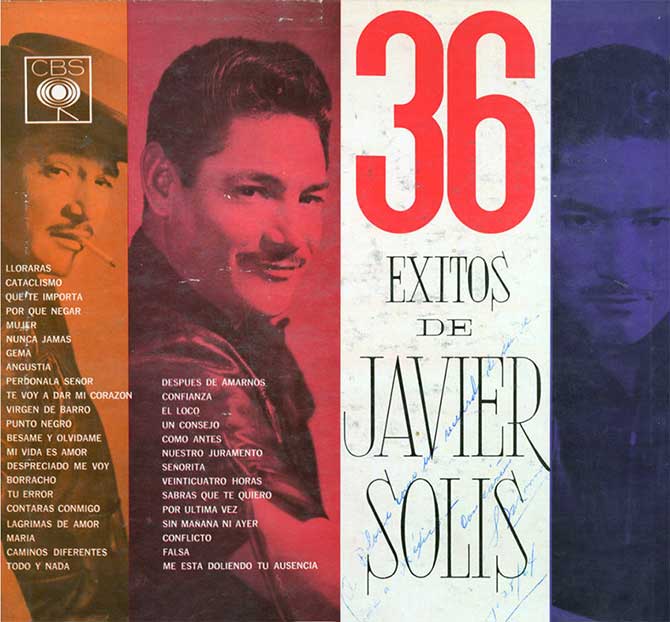 Javier Solis album cover