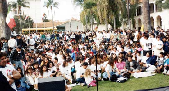 Group of people at festival
