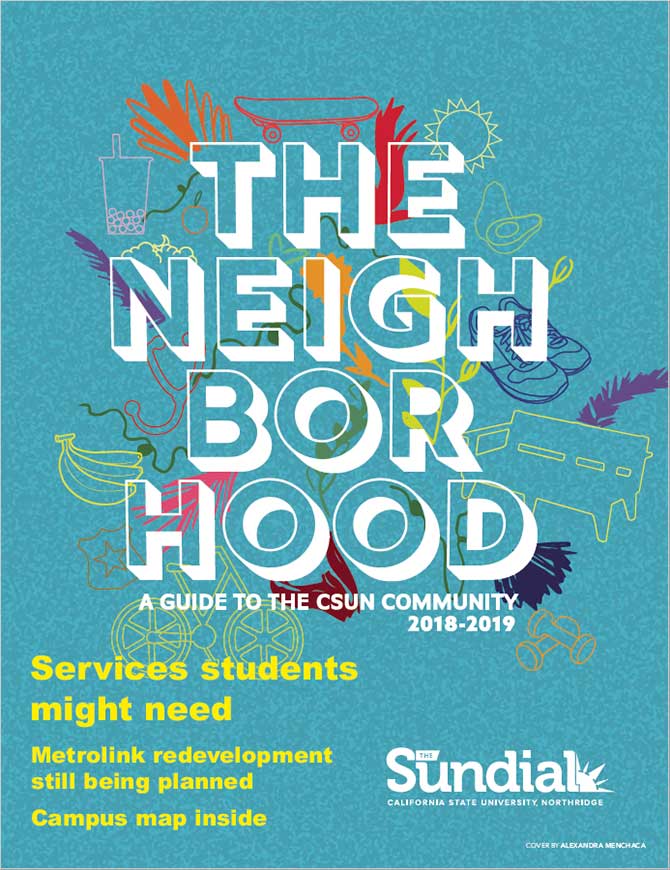 Poster with words "The Neighborhood"