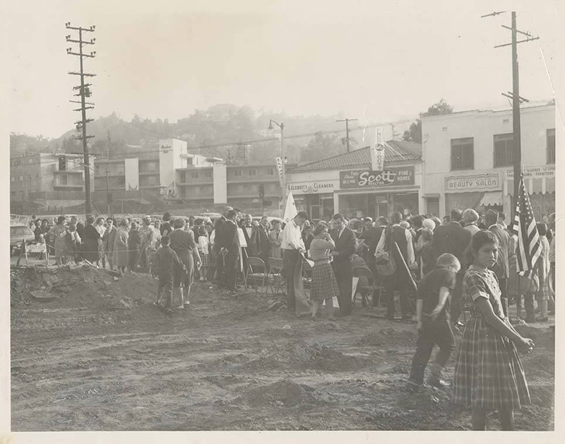 Campo de Cahuenga groundbreaking, August 13, 1963