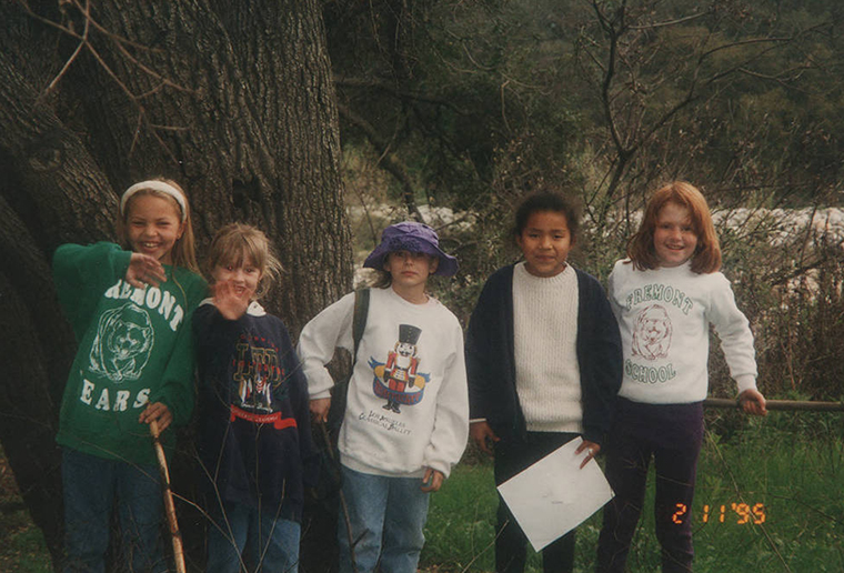 Girl Scout hiking trip, Eaton Canyon, 1995