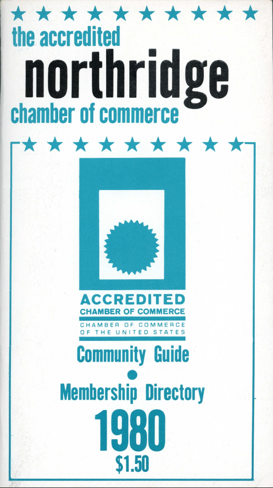 The accredited Northridge Chamber of Commerce: Community guide - Membership directory 1980