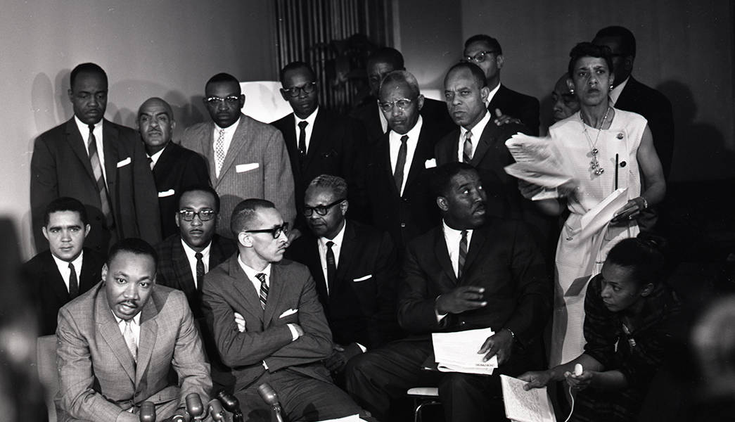 Martin Luther King Jr. and other men