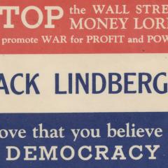 Sticker titled Back Lindbergh