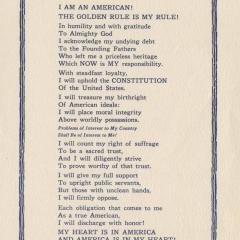 Hanbill titled I Am an American!
