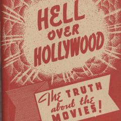 Booklet cover for Hell Over Hollywood: The Truth About the Movies!