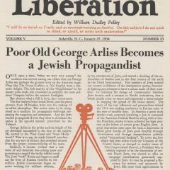 Cover for the Liberation magazine