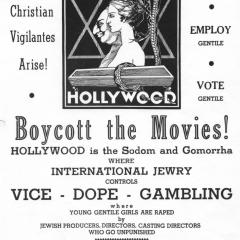 Flier for Boycott the Movies!