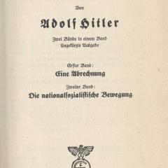 Book cover for Mein Kampf
