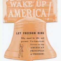 Brochure cover for Wake up America!