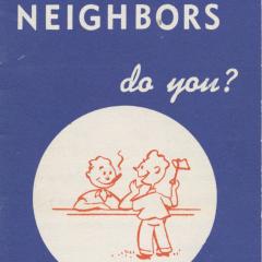 Booklet cover for I Know My Neighbors