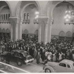 Photograph of a street scene from the Dorothy Thompson Lecture