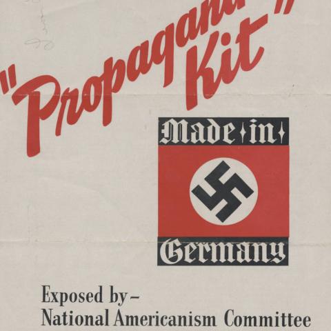 Pamphlet cover for Propaganda Kit