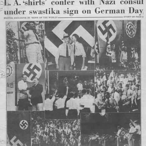 Newspaper page of News of the World
