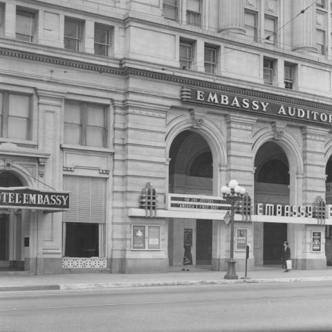 Photograph of the Embassy Auditorium