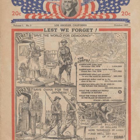 Magazine cover for Government
