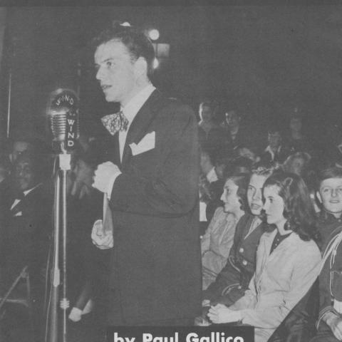 Brochure titled Citizen Sinatra