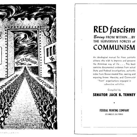 Book cover for Red Fascism