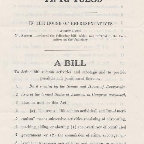 Bill titled HR 10289