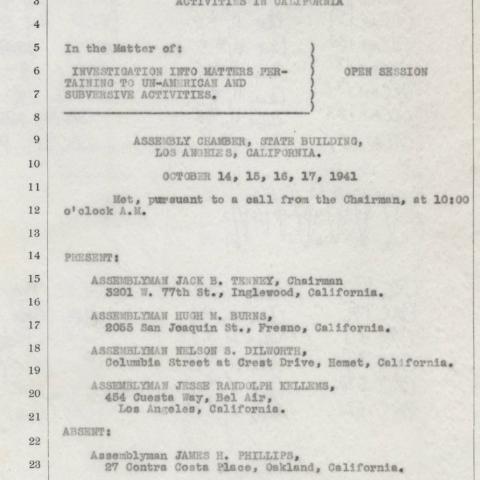 Report cover titled Open Session