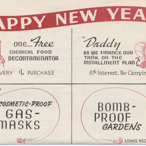 Ad flier titled Happy New Year