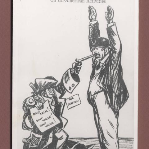 Illustration for the Committee on Un-American Activities
