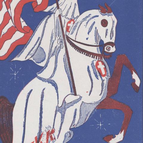 Brochure cover for America for Americans