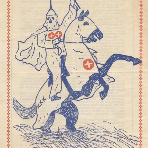 Flier for the Klan rides again