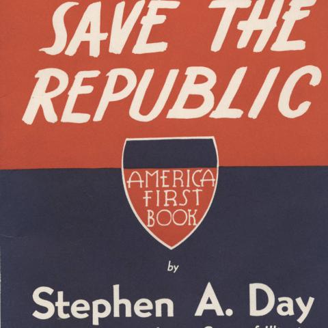Book cover for We Must Save the Republic