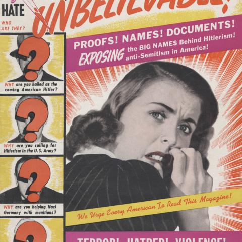 Magazine cover for Unbelievable!