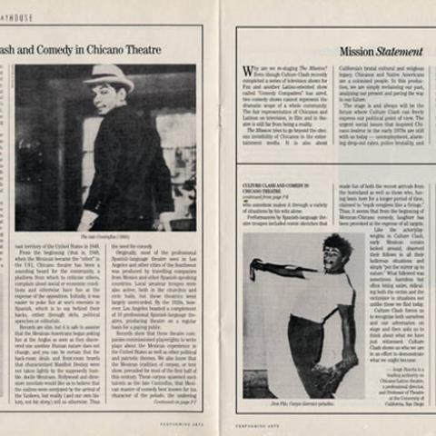 "Culture Clash and Comedy in Chicano Theater"