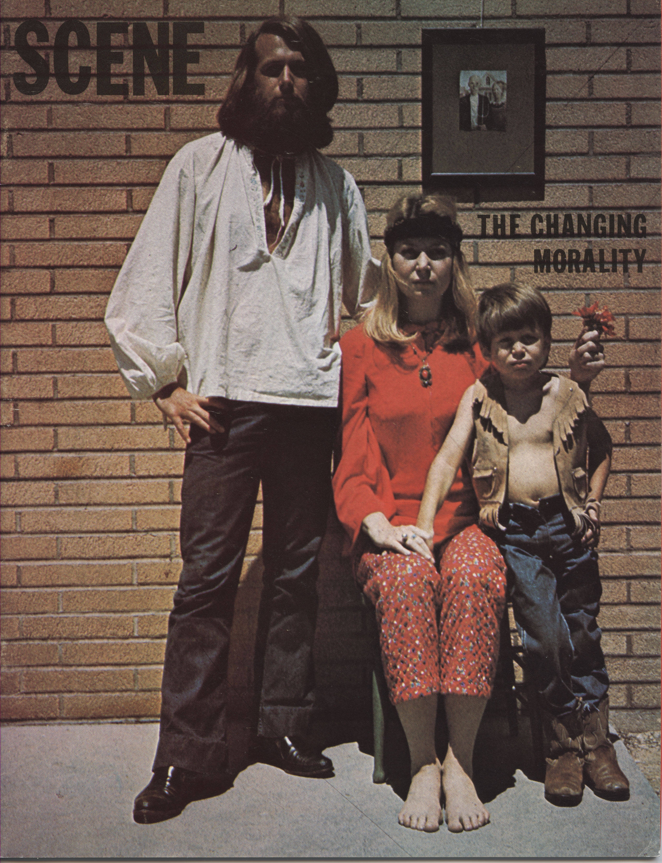 Cover for Scene magazine, 1970