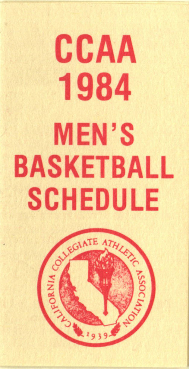 Schedule for CCAA Men's Basketball