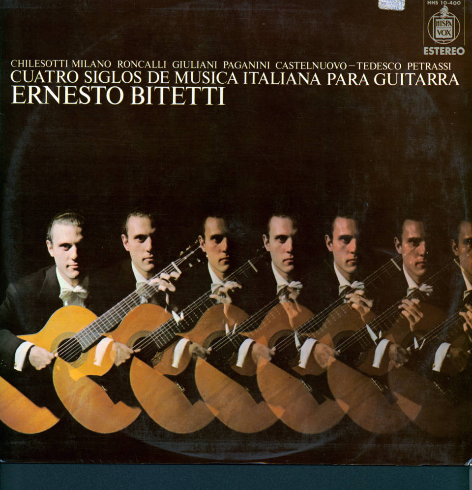 Album cover for Cuatro Siglos de Musica Italiana Para Guitarra